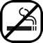 Rauchen in der Unterkunft nicht erlaubt