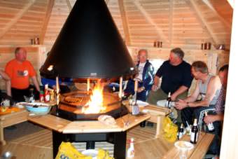 Westnorwegen Aver&oslash;y Grillh&uuml;tte Atlanterhavsveien Sj&oslash;stuer