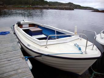 Dieselboot Ferienhaus Balsnes auf Hitra