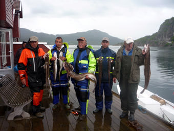 Kjelavik - erfolgreiche Ausfahrt in den Fisterfjord