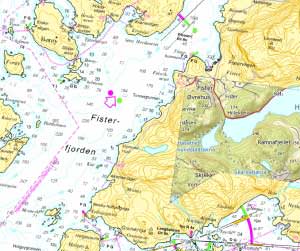 Seekarte Kjelavik