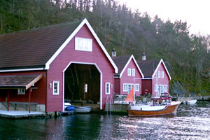 Solvag Fjordferie - Ferienwohnung Nr. 12 &uuml;ber Boothaus