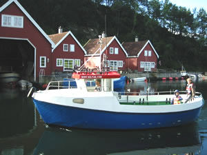 Solvag Fjordferie - Angelboot Hidle 24,6ft, 20 PS Diesel-Kabinenboot