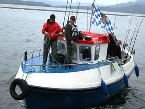 Solvag Fjordferie - Angelboot Tau 29,5ft, 30 PS Diesel-Kabinenboot