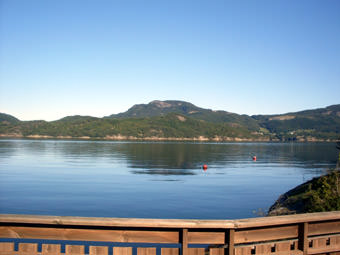 Tolle Aussicht von der Terrasse des Ferienhauses Tolle Aussicht von der Terrasse des Ferienhauses