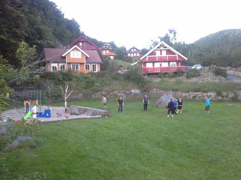 Bjoernevag Ferie Strand Spielplatz 