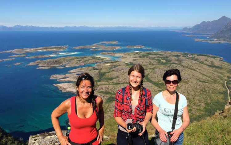 Steigen Sjohus Wandern 