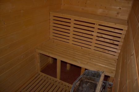 Suednorwegen Lussevika Unterkunft Innenaufnahmen Sauna