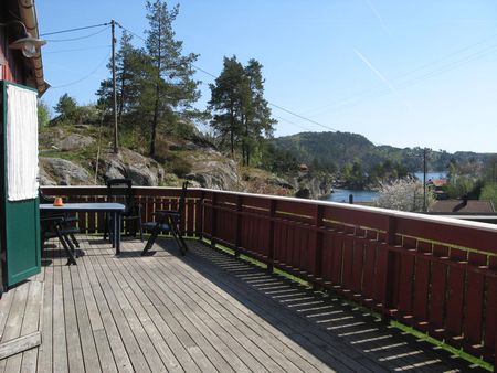 Suednorwegen Roessad Hytter Terrasse