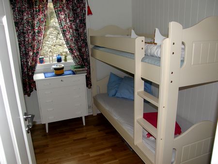 Suednorwegen Syrdalsstranda Unterkunft Schlafzimmer