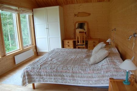 Suedschweden Asunden Schlafzimmer Doppelbett