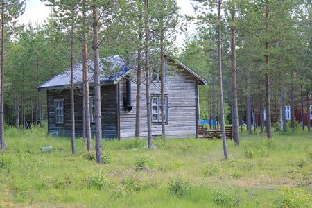 Suedschweden Lesjoen Graues Haus Haus