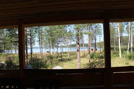 Suedschweden Lesjoen Haus Der Brueder Blick Auf Den See