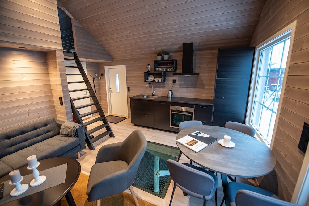 Manndalen Sjoebuer Seehaus Exklusiv Sauna 