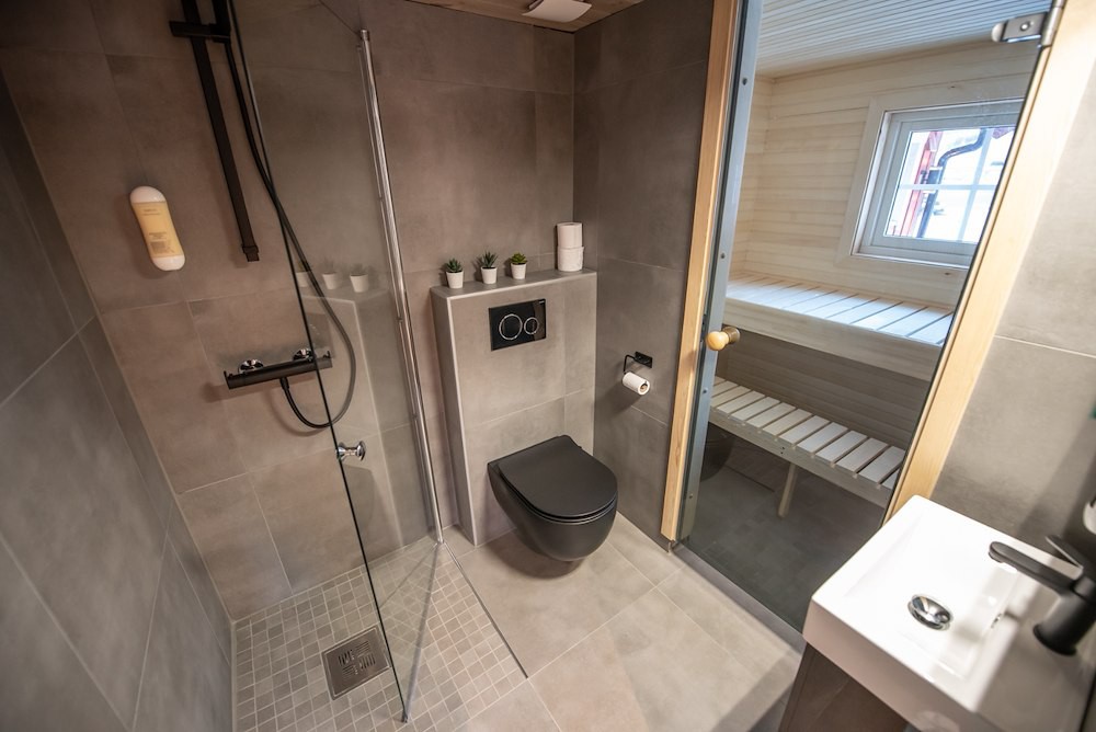 Manndalen Sjoebuer Seehaus Exklusiv Sauna 