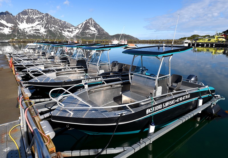 Oesksfjord Sjoefiske Boot Kvaerno  