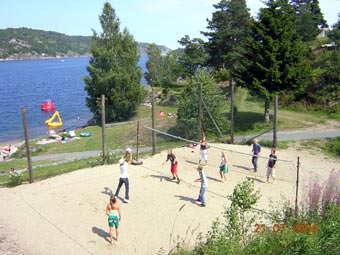 Familienurlaub Sã¸rlandet Feriesenter   Beachvolley