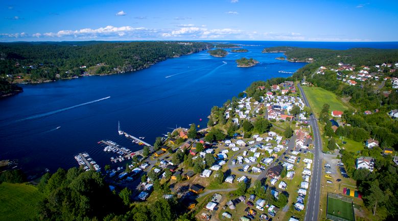 Suednorwegen Soerlandet Feriesenter Oversiktsbilde 