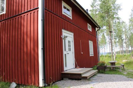 Suedschweden Lesjoen Unterkunft Rotes Haus