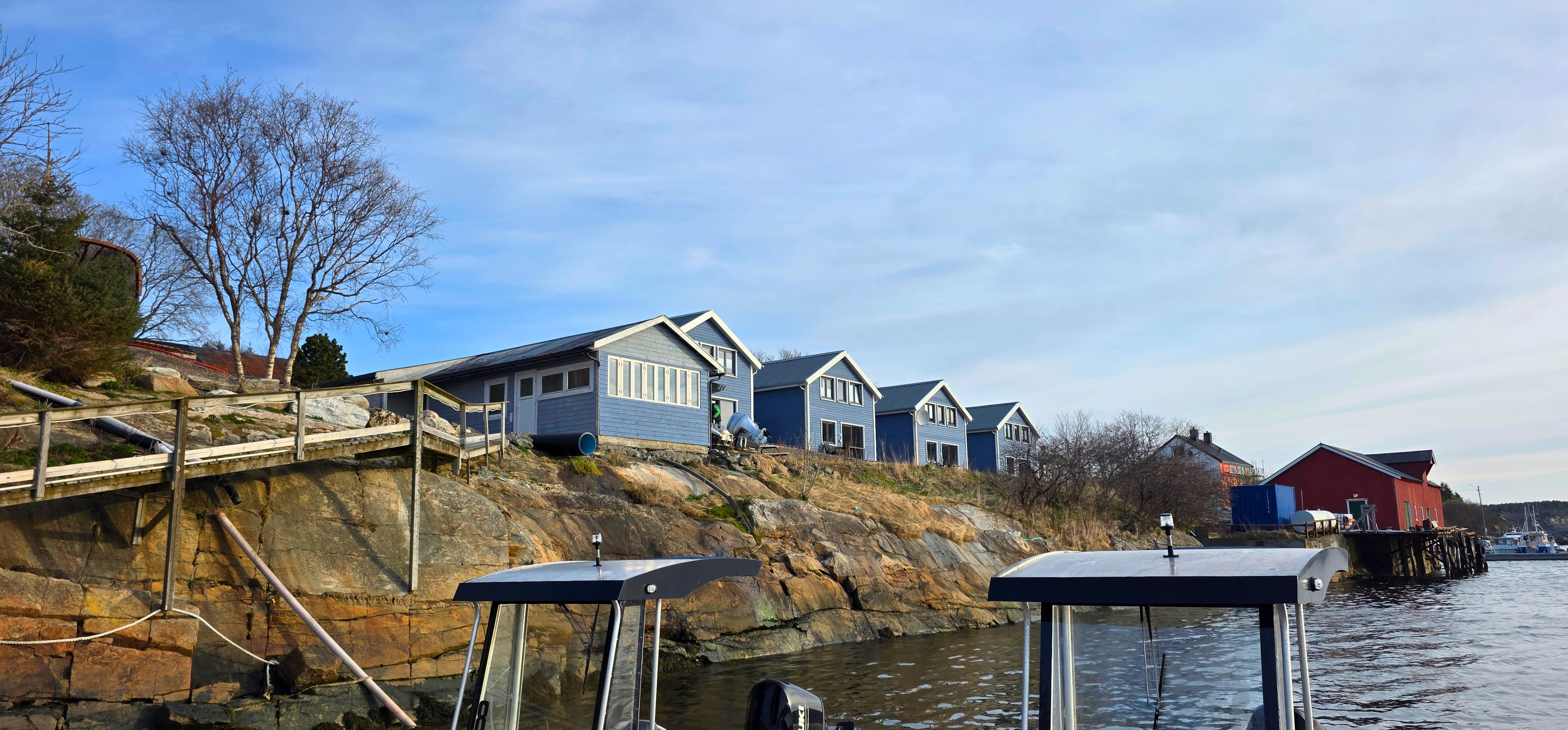 Austa Fjord Lodge Anlagenblick