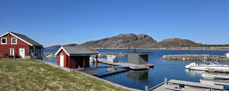 Linesoya Sea Cabins Blick Auf Die Anlage