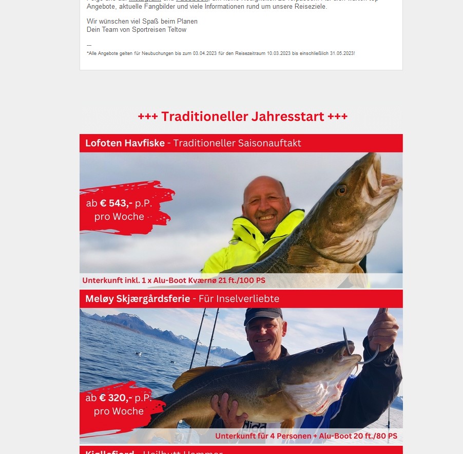 Newsletter: März 2023 - 10% Rabatt Newsletter: März 2023 - 10% Rabatt