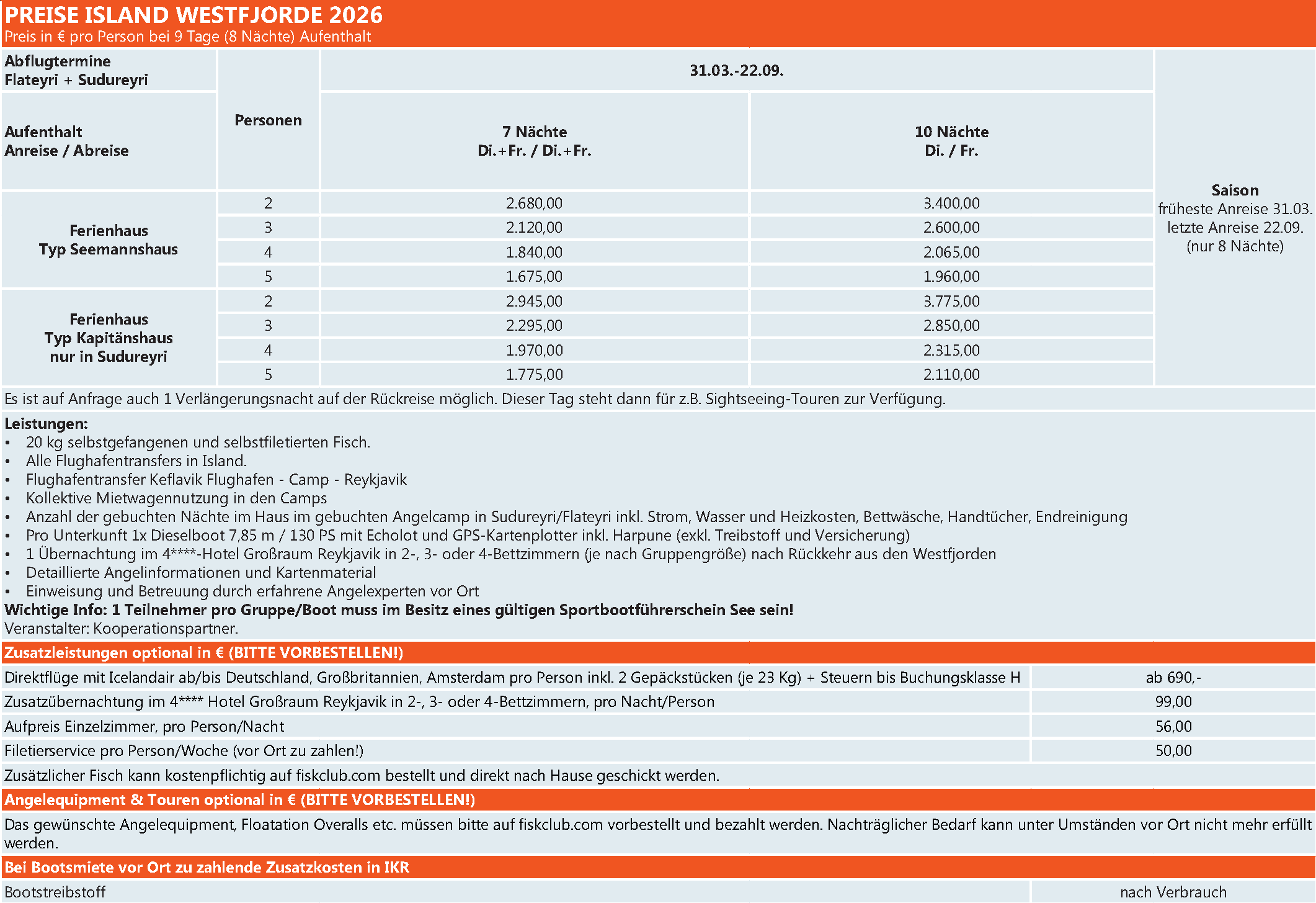 Preise Flateyri Sudureyri Flateyri & Sudureyri